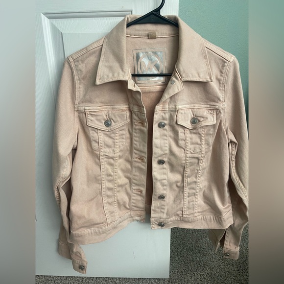 Michael Kors Women's Light pink Jean Jacket - Picture 1 of 6